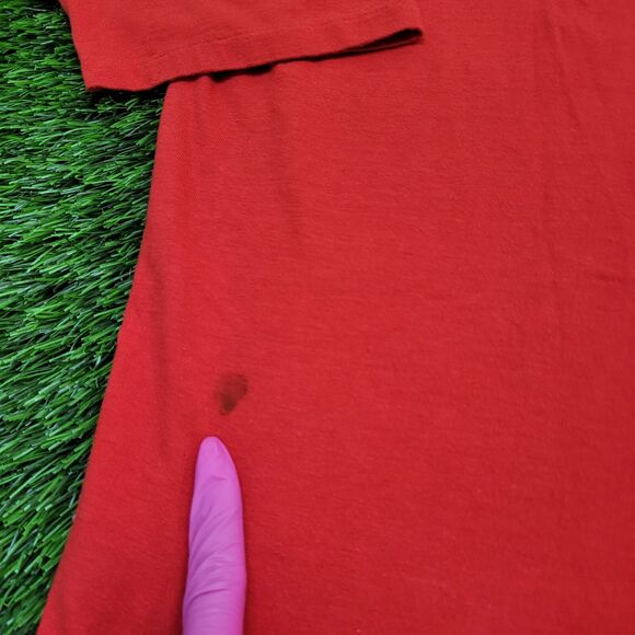 Vintage 80s Wisconsin Shirt Womens M/L Red - Picture 9 of 16